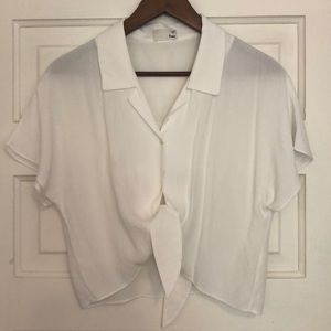 Wilfred Free Tie Front Blouse